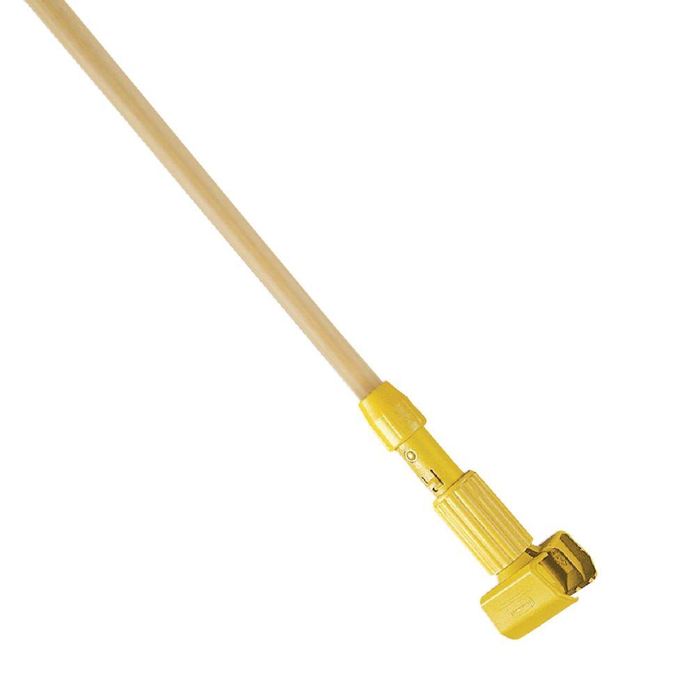 MOP HANDLE 54&quot;WOOD GRIPPER 1EA