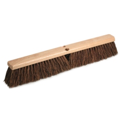 GARAGE BROOM 24&quot;W/WOOD BLOCK