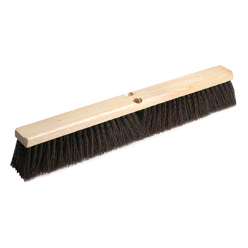 MAROON 24&quot;PUSH BROOM PLASTIC