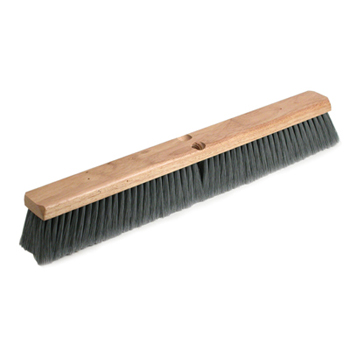 BRUSH 18&quot; GRAY FLAGGED PUSH