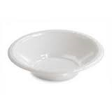 BOWL 12 OZ. WHITE PLST 800/CS #766220-PPB12-100 