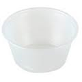 CUP 1 OZ SOFT PLASTIC #P100 2500P/CASE