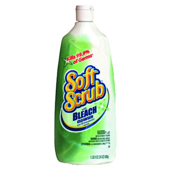 SOFT SCRUB W/BLEACH 9/24 OZ