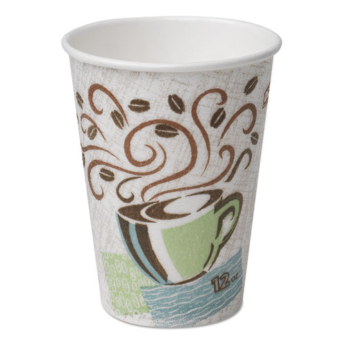 HOT CUPS, PAPER, 12OZ, COFFEE DREAMS DESIGN, 50/PACK