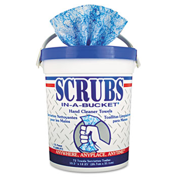 SCRUBS HAND TOWEL 6/72-CT