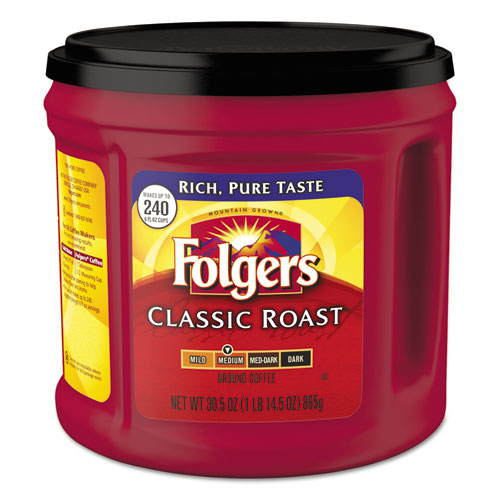 COFFEE, CLASSIC ROAST,
GROUND, 30.5 OZ CANISTER