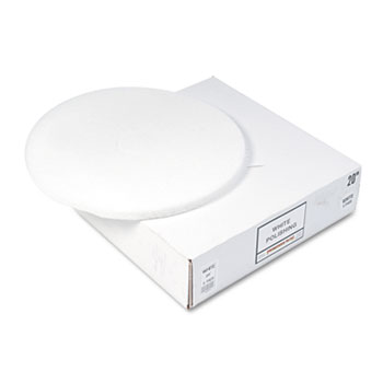 FLOOR PAD 20&quot; WHITE 5/CS (31119)