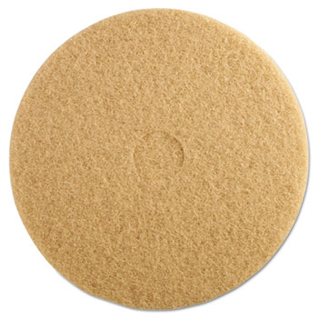 FLOOR PAD 20&quot; 3M TAN BUFF 5/CS