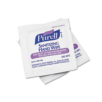 PURELL SANITIZING HAND WIPES 10/100 CT P/CASE