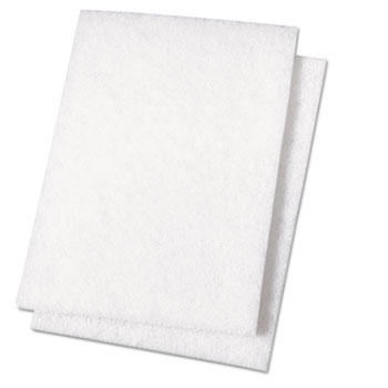 SCOURING PAD #98 6"X9" LT WHT (PAD#198) (SSS#98)