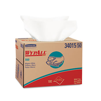 WYPALL X60 TERI WIPER WHITE
180CT