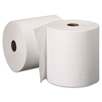 TOWEL #50606 WHT ROLL 8&quot;X600&#39;