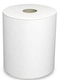 EVERWIPE ROLL TOWEL 8&quot;X600&#39;
WHITE