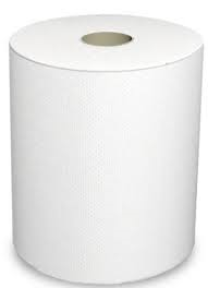 EVERWIPE ROLL TOWEL 8&quot;X600&#39; WHITE