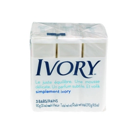 IVORY WRAPPED BAR 3.1 OZ. 24/3pk (72)