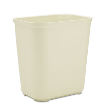 FIRE RESISNT 28 QT WASTEBASKET 
BEIGE 