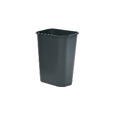 WASTEBASKET 13 QT BLACK