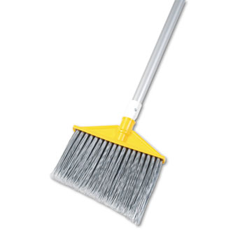 BROOM W/ALUMINUM HANDLE,FLAGD POLYPROPYLENE FILL 1-EACH