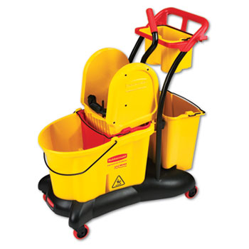 WAVEBREAK MOPPING TROLLY W/DWN
PRESS WRINGER BUCKET/ RED
DIRTY WATER/ YELLOW XTRA
BUCKET HANDLE