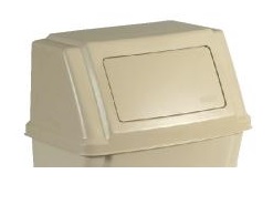 LID W/HINDGE F/WALLMOUNT SLIM JIM CONTAINER - BEIGE