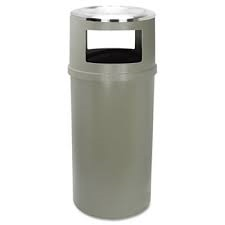 ASH TRASH CONTAINER 25GAL W/O
DOOR, BEIGE