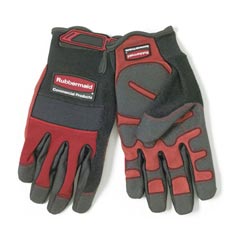 GLOVE COMERCIAL CLEANING &amp;
MAINTENANCE RED- LARGE - PR.