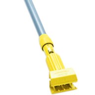 CLAMP TYPE MOP HANDLE YELLOW HEAD W/ GREY ALUM HANDLE