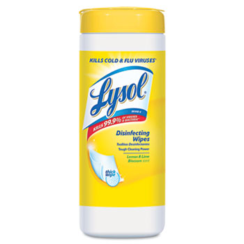 LYSOL WIPE LEMON/LIME 35CT