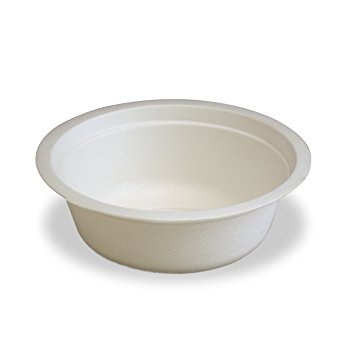 BOWL 12-OZ COMPOSTABLE WHITE 
1000/CS #WHBRG-12B