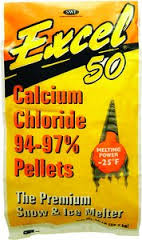 EXCEL CALCIUM CHLORIDE 50-LB
BAG