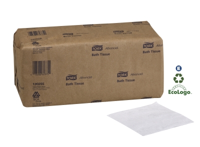 TORK FOLDED BATH TISSUE 2-PLY WHT 12/620 SHEETS