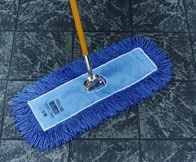 SSS SYNTHETIC DUST MOP 18&quot;BLUE 12/CS