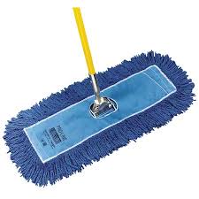 DUST MOP 36&quot; BLUE SYNTHT 1-EA