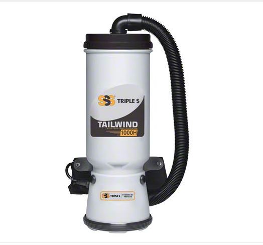 SSS TAILWIND 1000H HEPA 
BACKPACK 
VACUUM W/TOOL KIT 1-EA