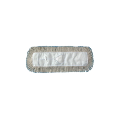 DUST MOP 5&quot;X60&quot; LAUNDRABLE WHT