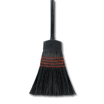 JANITOR BROOM PLASTIC BRISTLE BLACK (BWK930BP)