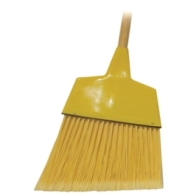 ANGLE BROOM WOOD HANDLE YELLOW